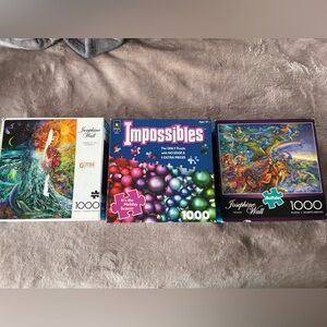 1000 piece puzzle (set of 3)